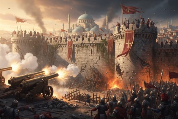 The Siege of Constantinople, 1453